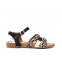 Cafe Noir SANDALO GILDA IN CAVALLINO LEOPARDATO - C1GA1860