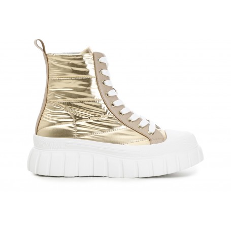 Cafe Noir TRONCHETTO ALLACIATO IN TESSUTO LAMINATOTRAPUNTATO - C1DM9410