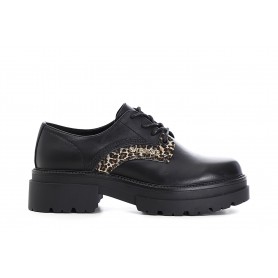 Cafe Noir DERBY IN PELLE CON RIPORTO CAVALLINO MACULATO - C1EC1020