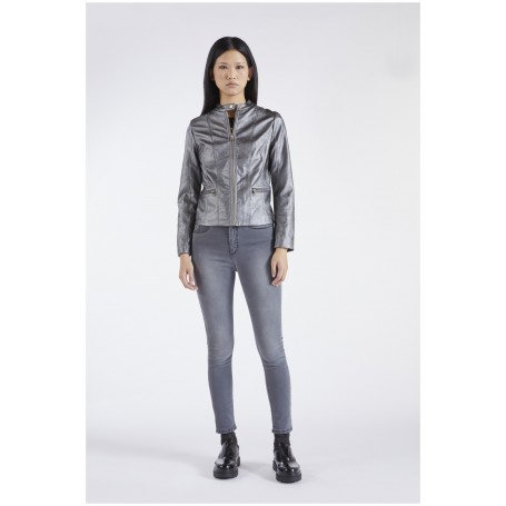 Cafe Noir BIKER SIMILPELLE LAMINATO - C7JG0014