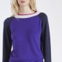 Cafe Noir MAGLIONEGIROCOLLO COLORBLOCK - C7JM0075