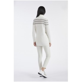 Cafe Noir MAGLIONE CON BANDE LUREX ALLE SPALLE - C7JM0085