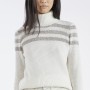 Cafe Noir MAGLIONE CON BANDE LUREX ALLE SPALLE - C7JM0085