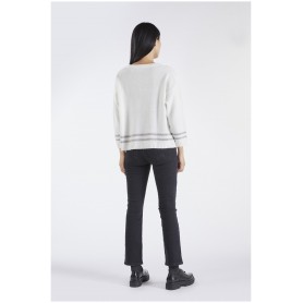 Cafe Noir MAGLIONE CON BANDE LUREX AL FONDO - C7JM0086