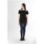 Cafe Noir T SHIRT CON SPALLE RICAMATE - C7JT0075