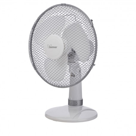 Bimar VENTILATORE DA TAVOLO 40 CM SILVER INTERRUTTORE ROTATIVO
