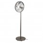 Bimar VENTILATORE PIANTANA 40 CM IN METALLO SPAZZOLATO NICHEL