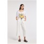 Cafe Noir PANTALONE COULOTTE IN FELPA - C7JF0057