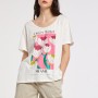 Cafe Noir TSHIRT STAMPA FLOWER MARKET MIAMI - C7JT0103