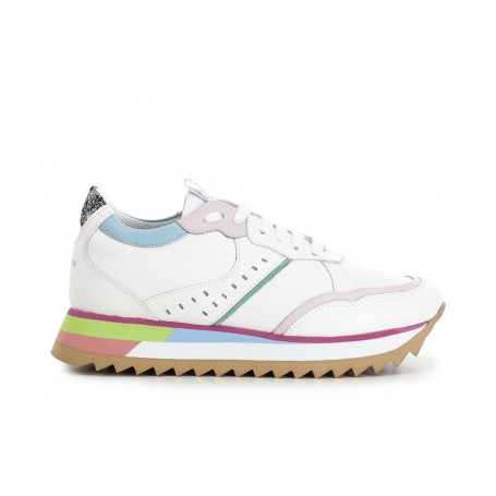 Cafe Noir SNEAKERS IN PELLE MULTICOLOR - C1DB1001