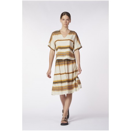 Cafe Noir BLUSA STAMPATA CON MANICA KIMONO - C7JC0087