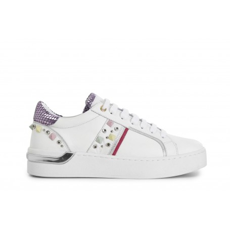 Cafe Noir SNEAKERS IN PELLE CON STRASS - C1DS1612