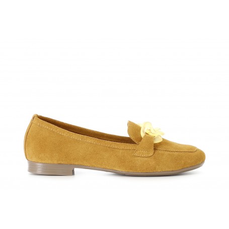 Cafe Noir MOCASSINO IN PELLE SCAMOSCIATA CON CATENA - C1EG5002