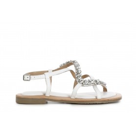 Cafe Noir SANDALO IN PELLE CON ACCESSORIO GIOIELLO - C1GE1420