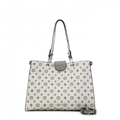 Cafe Noir SHOPPING CON LOGATO FLOREALE E MANICI MULTICOLORE - C3ZB0201