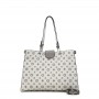 Cafe Noir SHOPPING CON LOGATO FLOREALE E MANICI MULTICOLORE - C3ZB0201