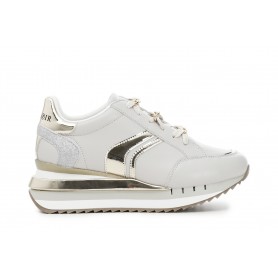 Cafe Noir SNEAKERS IN PELLE CON DETTAGLIO CATENA - C1DN1380