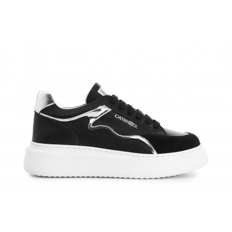 Cafe Noir SNEAKERS IN PELLE CON DETTAGLIO SPECCHIO - C1DE1810