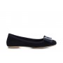 Cafe Noir BALLERINA  IN PELLE SCAMOSCIATA CON FIOCCO IN MICROSTRASS - C1EH5004