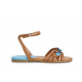 Cafe Noir SANDALO IN PELLE LACCINI CON LACCIO ALLA CAVIGLIA - C1GG1001