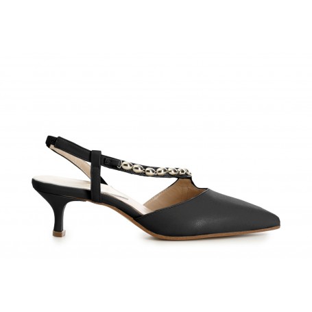 Cafe Noir SCARPE IN PELLE ASIMMETRICHE CON ACCESSORIO - C1EF4016