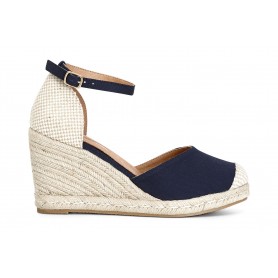 Cafe Noir SANDALI IN TESSUTO SU ZEPPA CORDA - C1XA9912