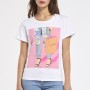 Cafe Noir TSHIRT STAMPA DENIM - C7JT0105