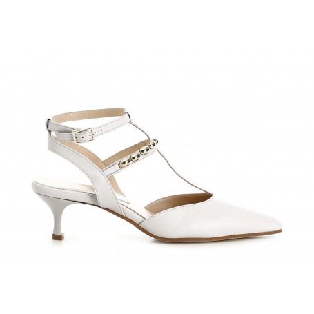 Cafe Noir SCARPE IN PELLE CON LACCIO ALLA CAVIGLIA E ACCESSORIO - C1EF4015