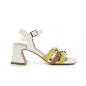 Cafe Noir SANDALO GILDA IN PELLE E PELLE SCAMOSCIATA CON ACCESSORIO - C1LC5007