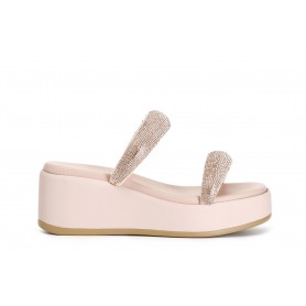 Cafe Noir CIABATTA DOPPIA FASCIA CON STRASS - C1HB9020