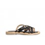 Cafe Noir CIABATTA INCROCIO IN PELLE E RAFFIA - C1GH1007