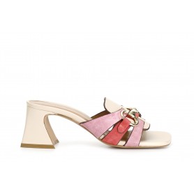 Cafe Noir CIABATTE IN PELLE E PELLE SCAMOSCIATA CON MORSETTO - C1LC5005