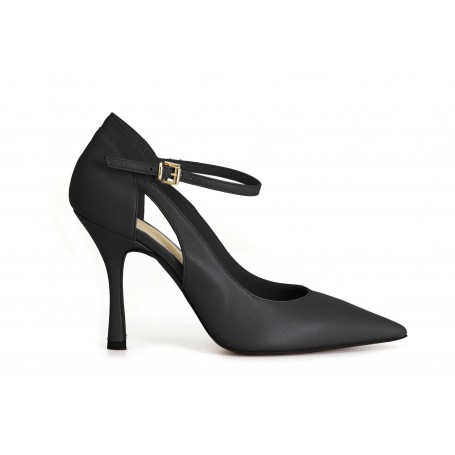 Cafe Noir SCARPA IN PELLE CON LACCIO ALLA CAVIGLIA T90 - C1NA4030