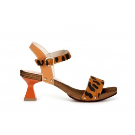 Cafe Noir SANDALO IN CAVALLINO MACULATO PELLE VERNICIATA - C1FD8004