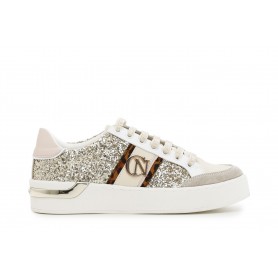 Cafe Noir SNEAKERS GLITTER CON ACCESSORIO LOGO LATERALE - C1DS9220