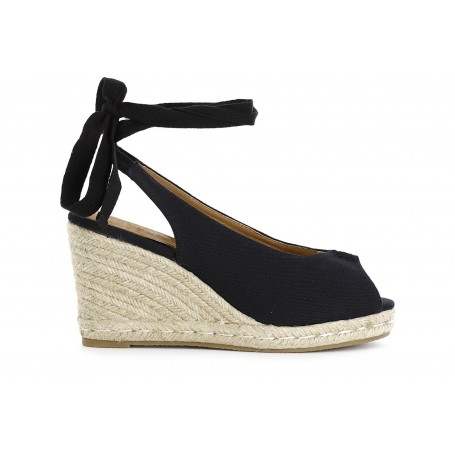 Cafe Noir SCARPE APERTE IN CANVAS SU ZEPPA CORDA - C1HF9002