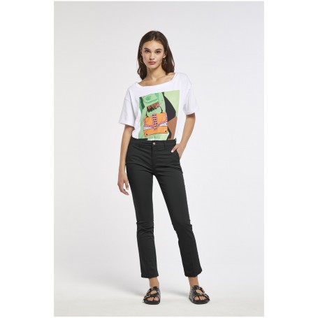 Cafe Noir PANTALONE CHINO  TINTO CAPO - C7JP0110