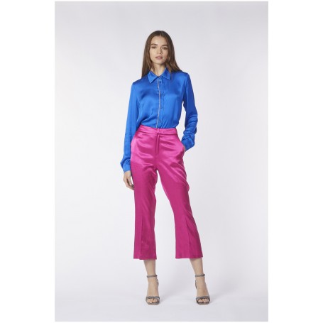 Cafe Noir PANTALONE ALLA CAVIGLIA IN RASO - C7JP0115