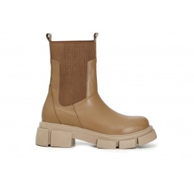 Cafe Noir TRONCHETTO IN PELLE CON ELASTICO - C1XT1002