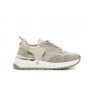 Cafe Noir SNEAKERS ALLACCIATA IN PELLE SCAMOSCIATAE TESSUTO MESH - C1DL9110