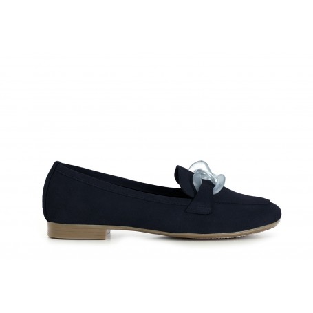 Cafe Noir MOCASSINO IN PELLE SCAMOSCIATA CON CATENA - C1EG5002