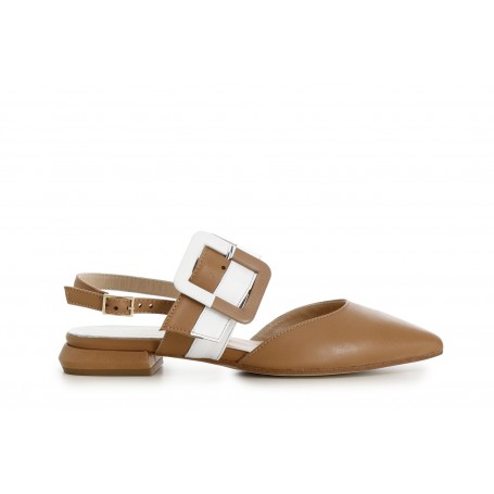 Cafe Noir BALLERINA IN PELLE CON FIBBIA - C1ED4350