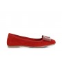 Cafe Noir BALLERINA  IN PELLE SCAMOSCIATA CON FIOCCO IN MICROSTRASS - C1EH5004