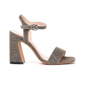 Cafe Noir SANDALO "GILDA" IN TESSUTO LUREX - GLA936