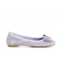 Cafe Noir BALLERINA  IN PELLE SCAMOSCIATA CON FIOCCO IN MICROSTRASS - C1EH5004