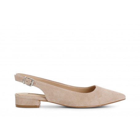 Cafe Noir SCARPE IN PELLE SCAMOSCIATA APERTE DIETRO - C1XV6127