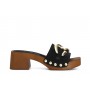 Cafe Noir CIABATTA IN PELLE SCAMOSCIATA CON ACCESSORIO - C1XL6015