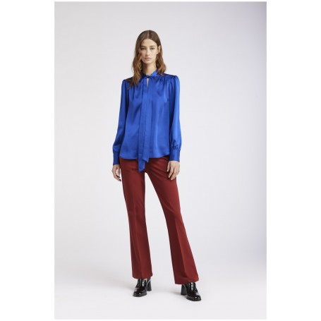 Cafe Noir PANTALONE A ZAMPA TESSUTO ELASTICIZZATO - C7JP0149