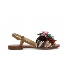 Cafe Noir GN9110 SANDALO DOPPIO FIOCCO IN RAFFIA - C1GN9110