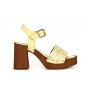 Cafe Noir SANDALO IN RAFFIA E PELLE - C1FC9001